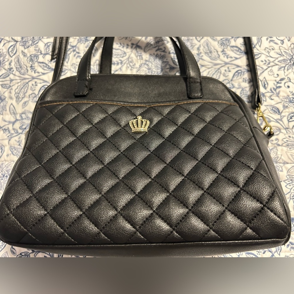Juicy Couture Black Quilted Handbag NWOT